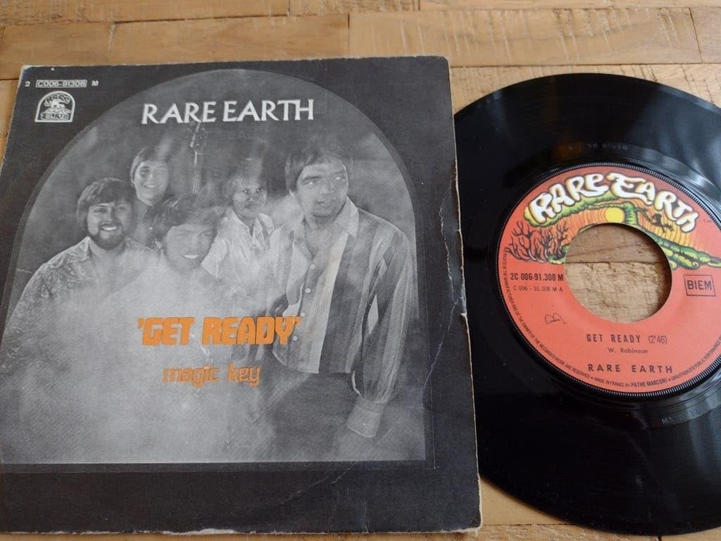 single vinyle vintage 1970 : RARE EARTH : GET READY, CD & DVD, Enlèvement ou Envoi, 7 inch, Comme neuf, Pop