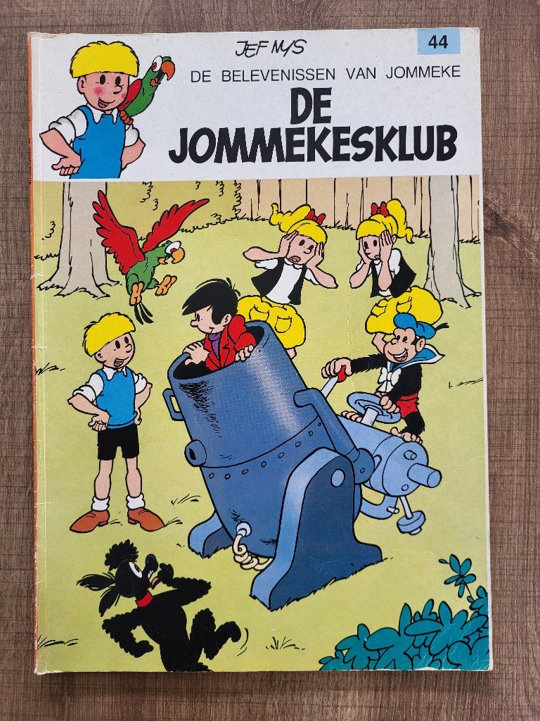 Strip Jommeke De Jommekesklub nummer 44, Boeken, Eén stripboek, Ophalen of Verzenden, Gelezen