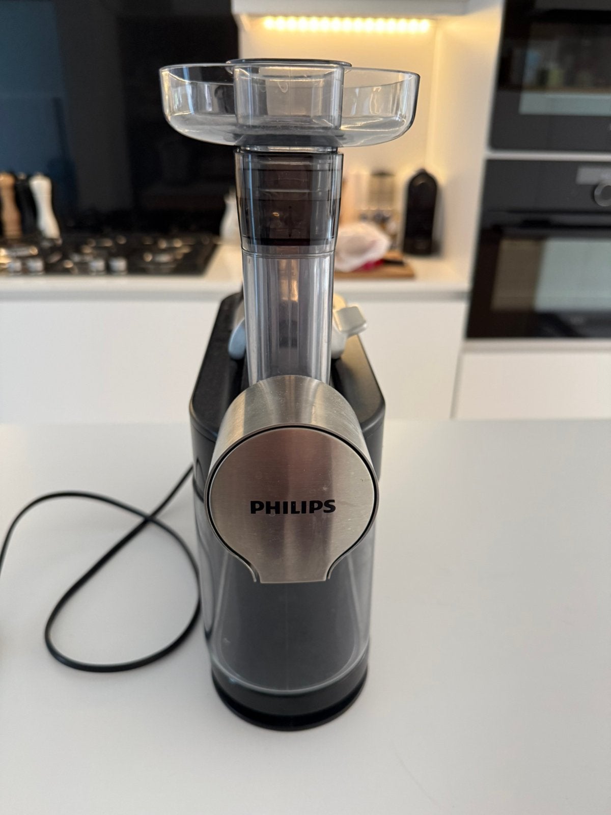 Philips Avance Collection MicroMasticating-sapcentrifuge, Electroménager, Enlèvement, Comme neuf, Électrique, Presse-agrumes
