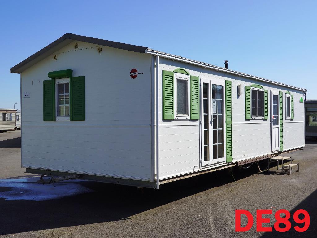 Betaalbaar Bürstner chalet dubbel glas middenkamer 6 pers, Caravans en Kamperen, Stacaravans, tot en met 6, Ophalen