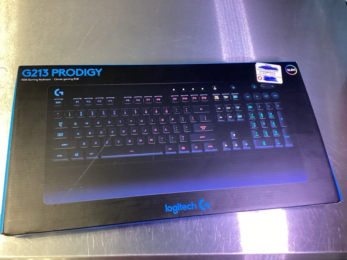 logitech g213 toestenbord, Clavier gamer, Azerty, Comme neuf, Enlèvement