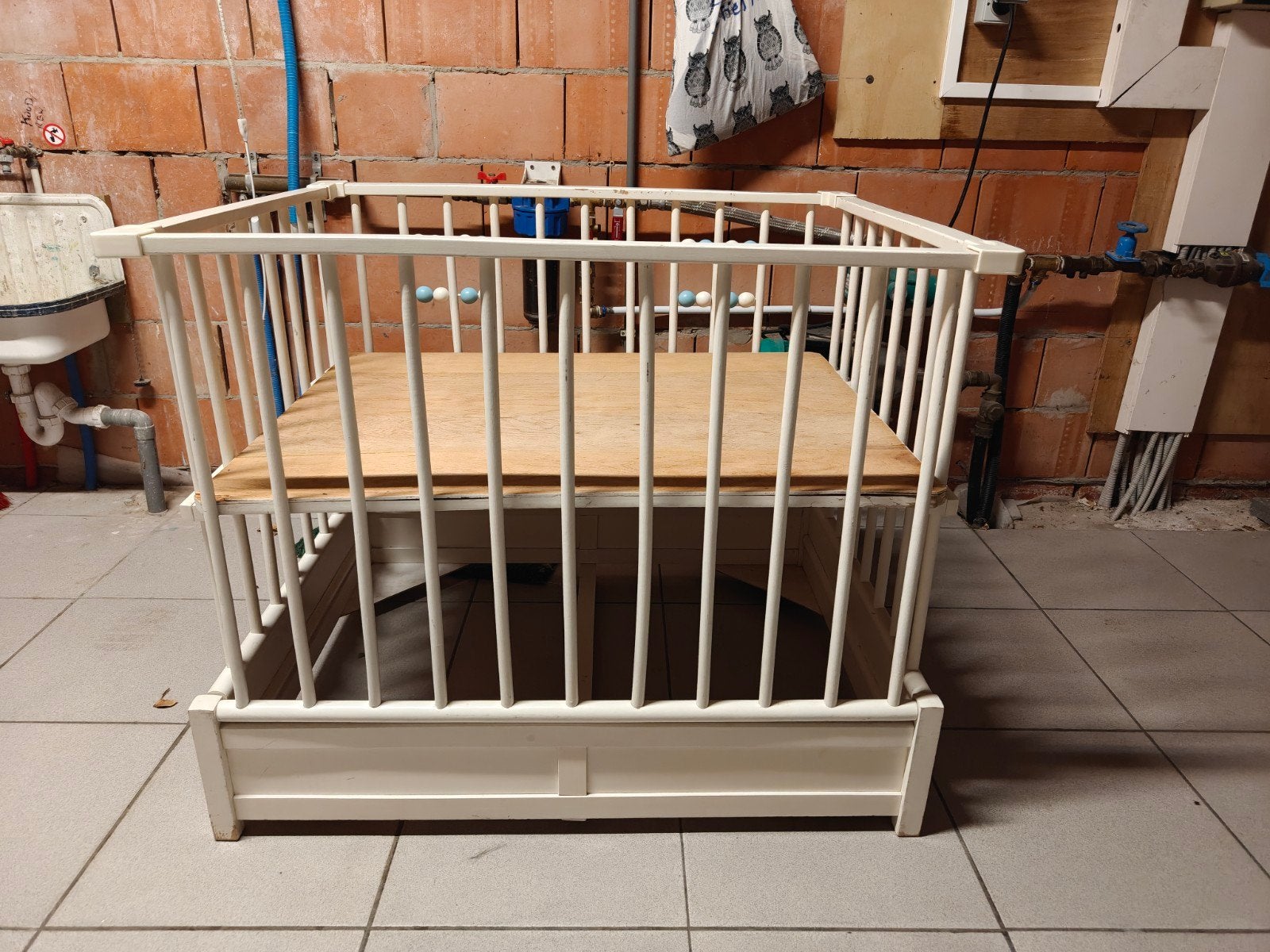 baby park, Ophalen, In hoogte verstelbaar