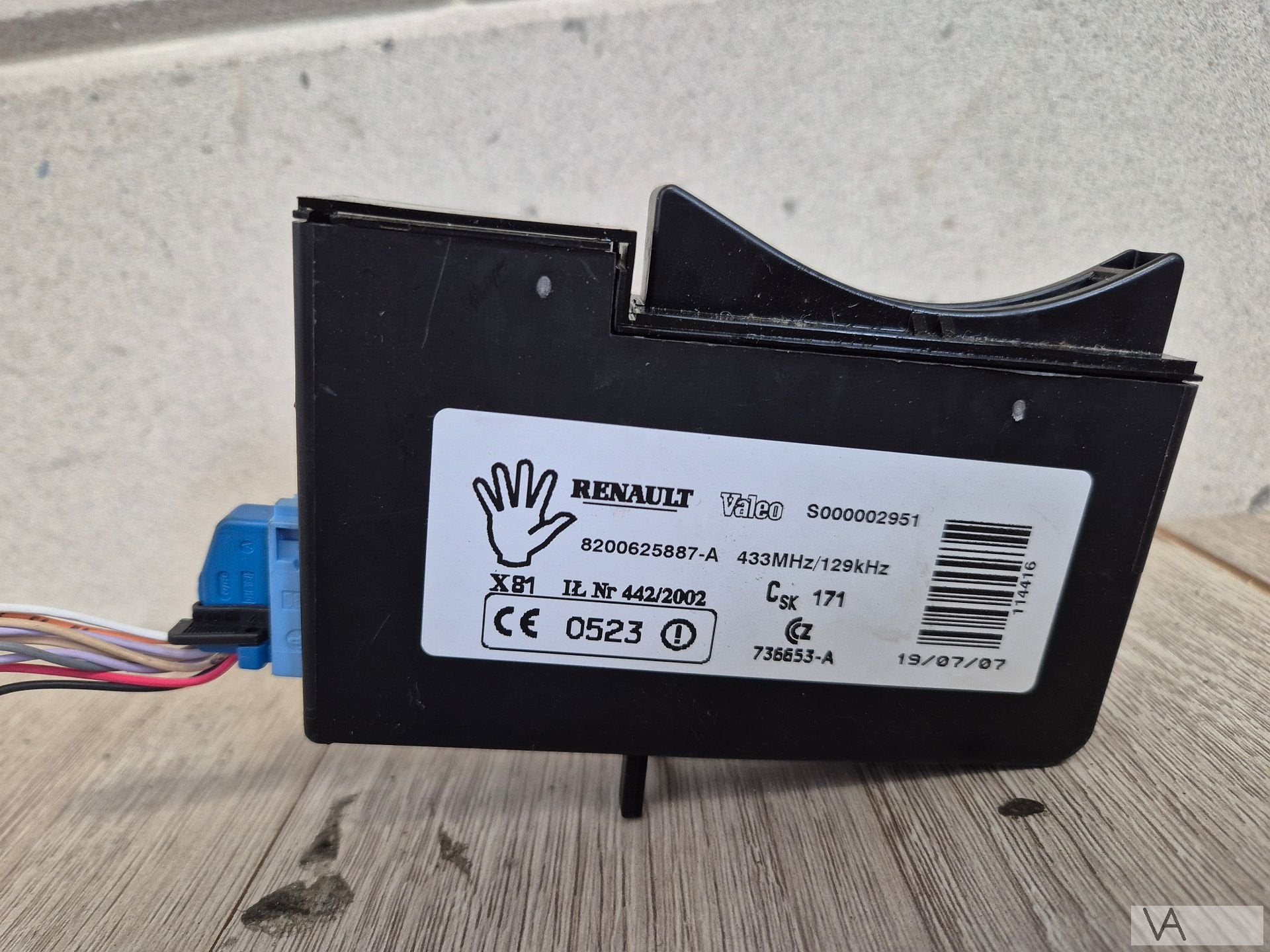Renault Espace / Laguna kaartlezer contactslot 8200625887a, Gebruikt, -, Renault, -