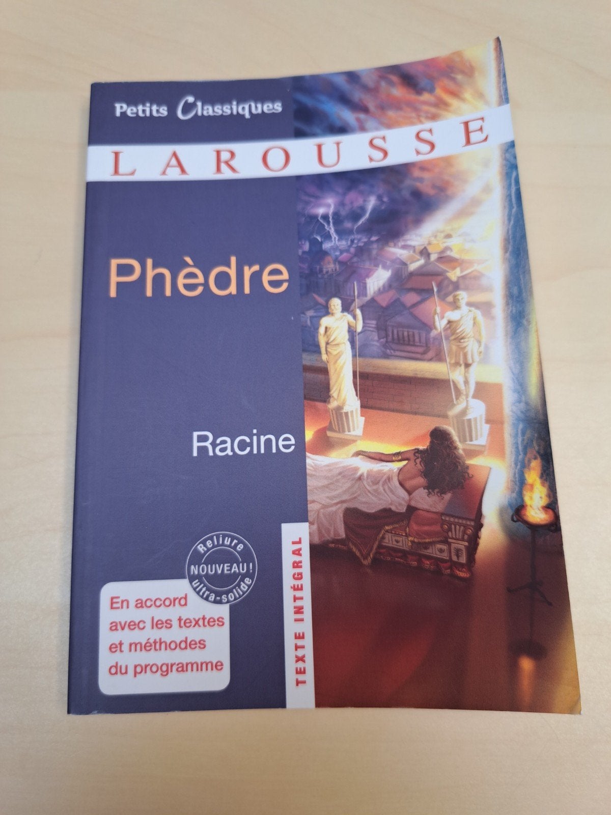 livre larousse Phèdre Racine, Enlèvement