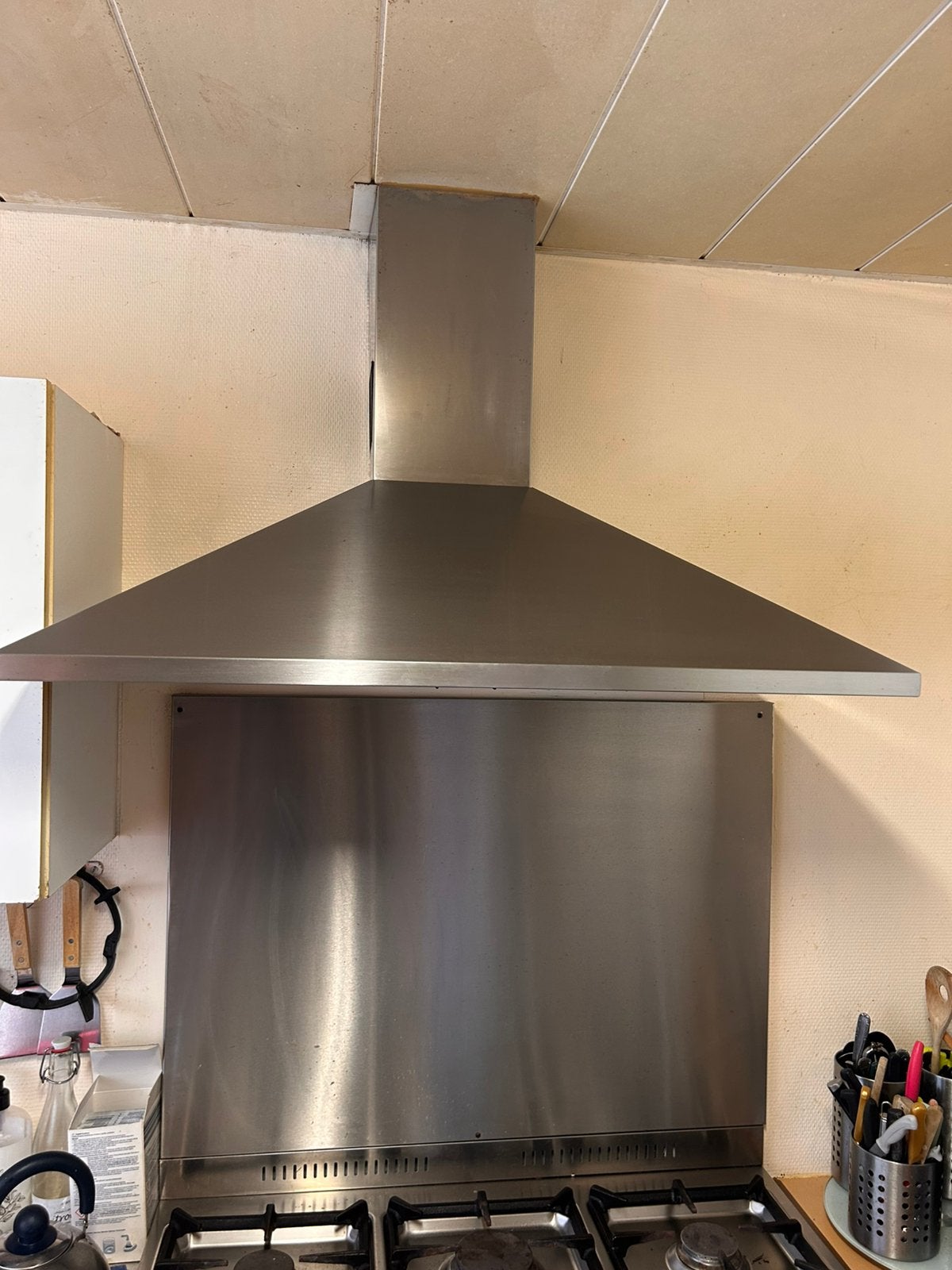 Capot de fumée, Enlèvement, Utilisé