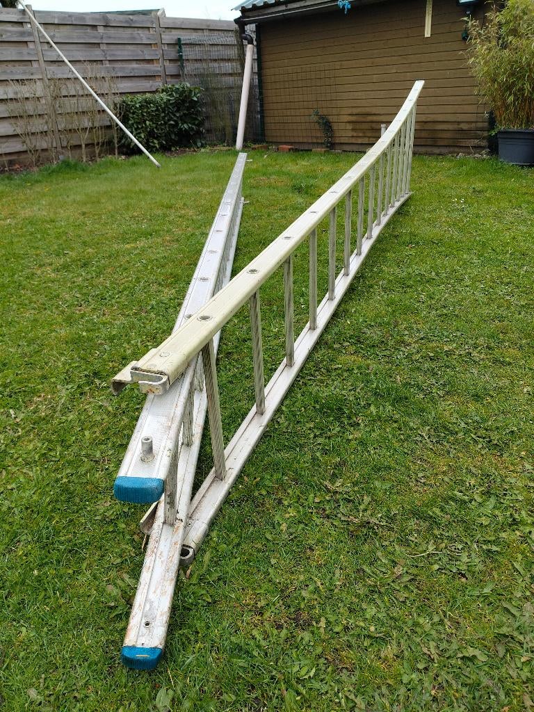 Ladder, Doe-het-zelf en Bouw, Ladders en Trappen, Ophalen, Gebruikt, Ladder, Opvouwbaar of Inschuifbaar