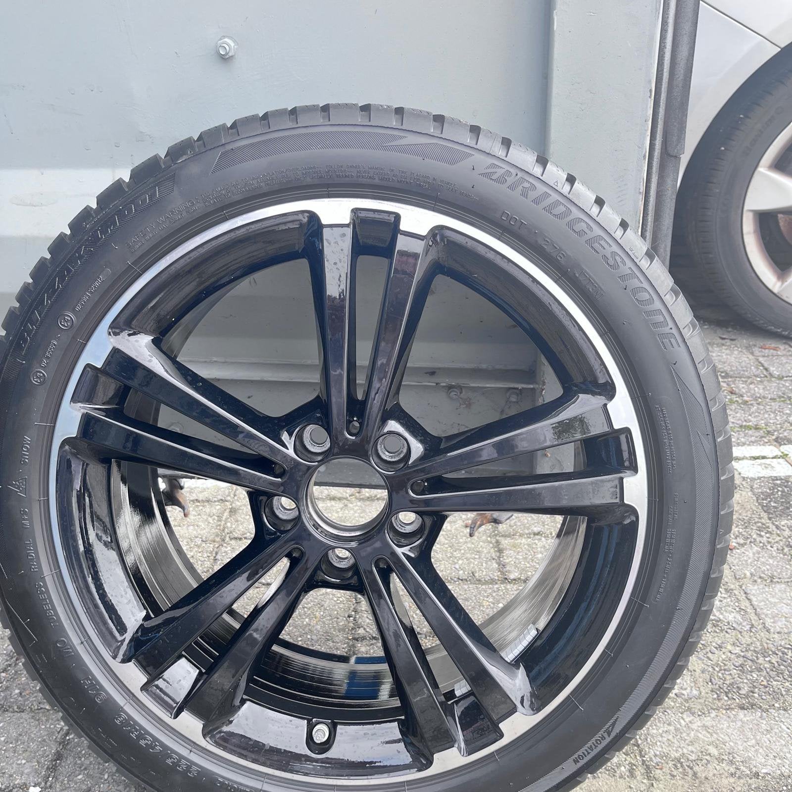 Velgen met Winterbanden Bridgestone, Auto-onderdelen, Ophalen, Gebruikt, Banden en Velgen, Winterbanden