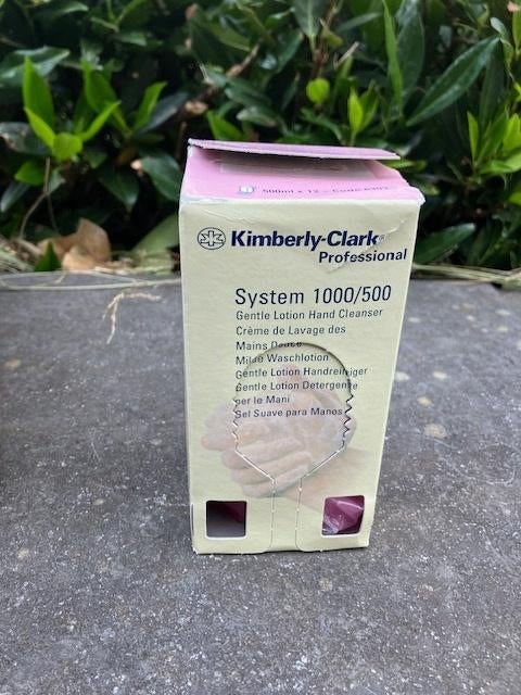 KIMBERLY-CLARK GENTLE LOTION HAND CLEANSER 12 X 500 ML 6303, Zakelijke goederen, Ophalen of Verzenden, Nieuw in verpakking, Wassen en Drogen