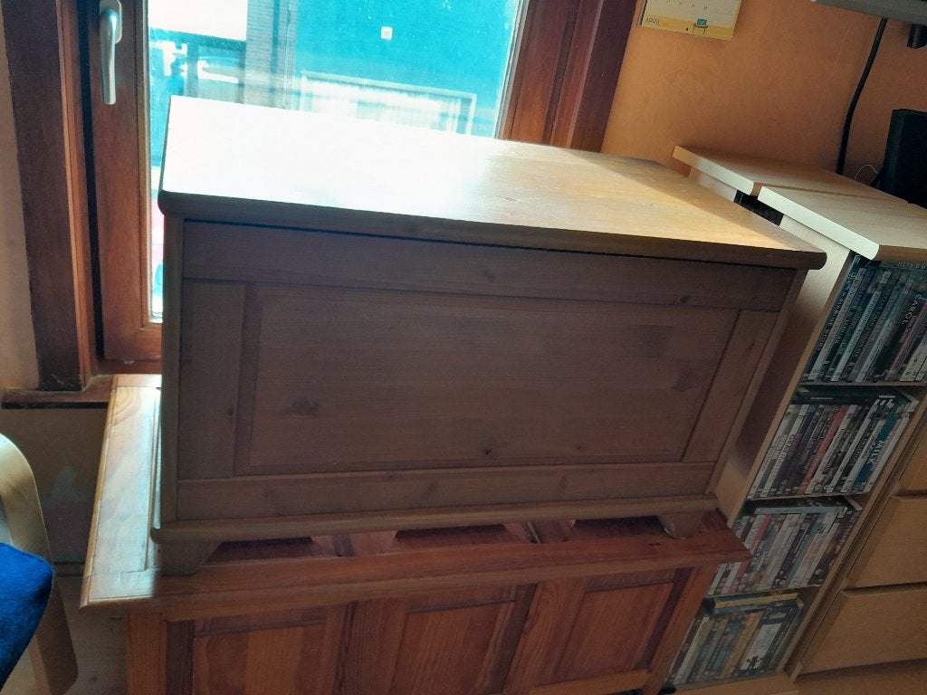 houten opbergkoffer, Huis en Inrichting, Woonaccessoires | Kisten, Ophalen