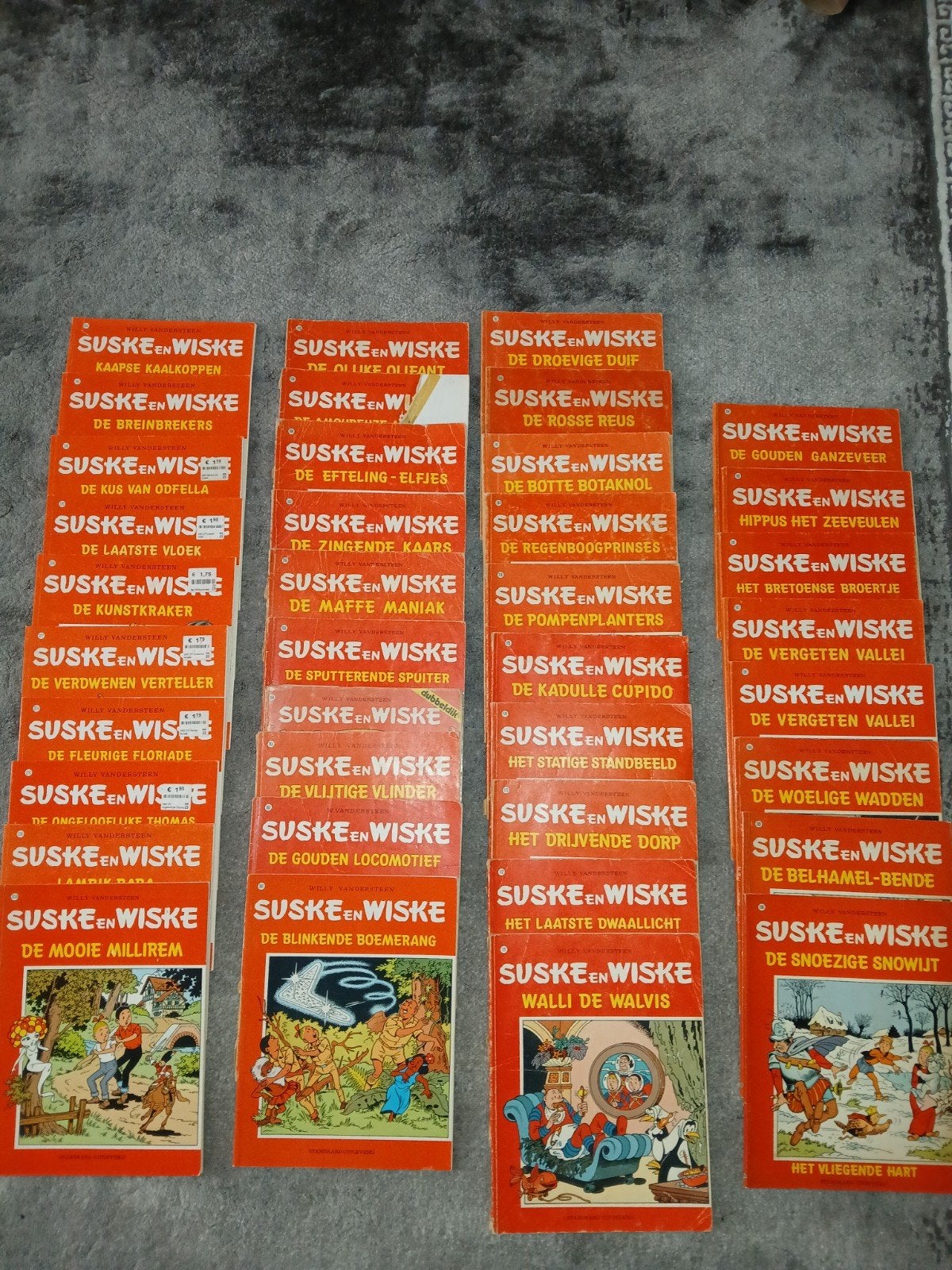 37x Suske en Wiske albums - Rode Reeks, Willy vandersteen, Ophalen of Verzenden, Zo goed als nieuw, Meerdere stripboeken