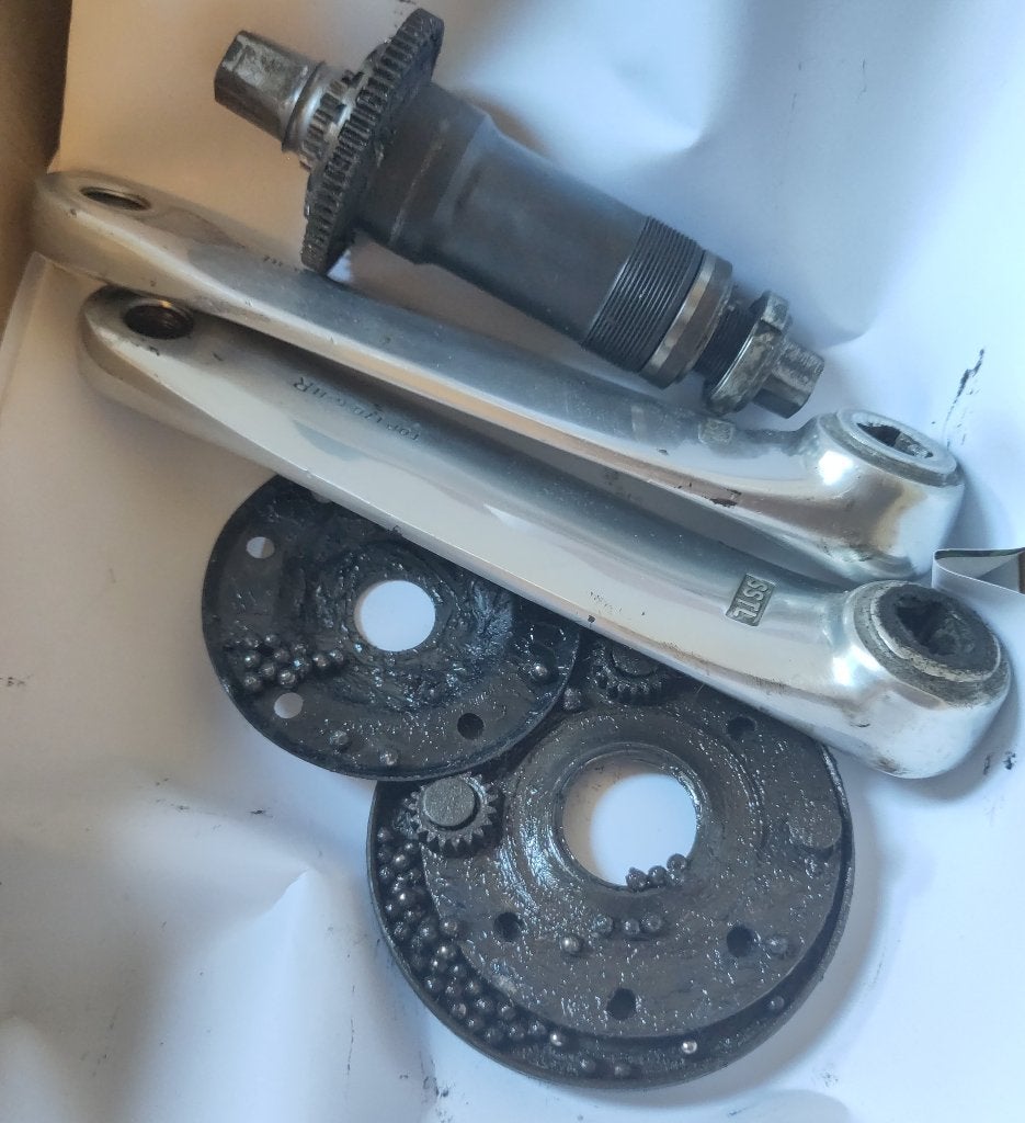 Voor onderdelen of reparatie: Schlumpf Speeddrive, Schlumpf, Gebruikt, Ligfiets, Overige typen