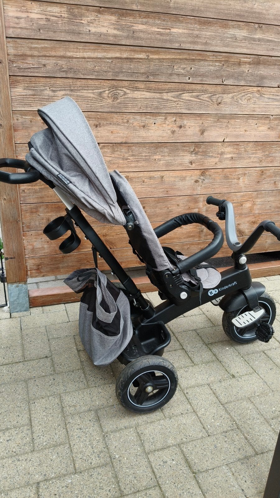 driewieler kinderkraft, Ophalen