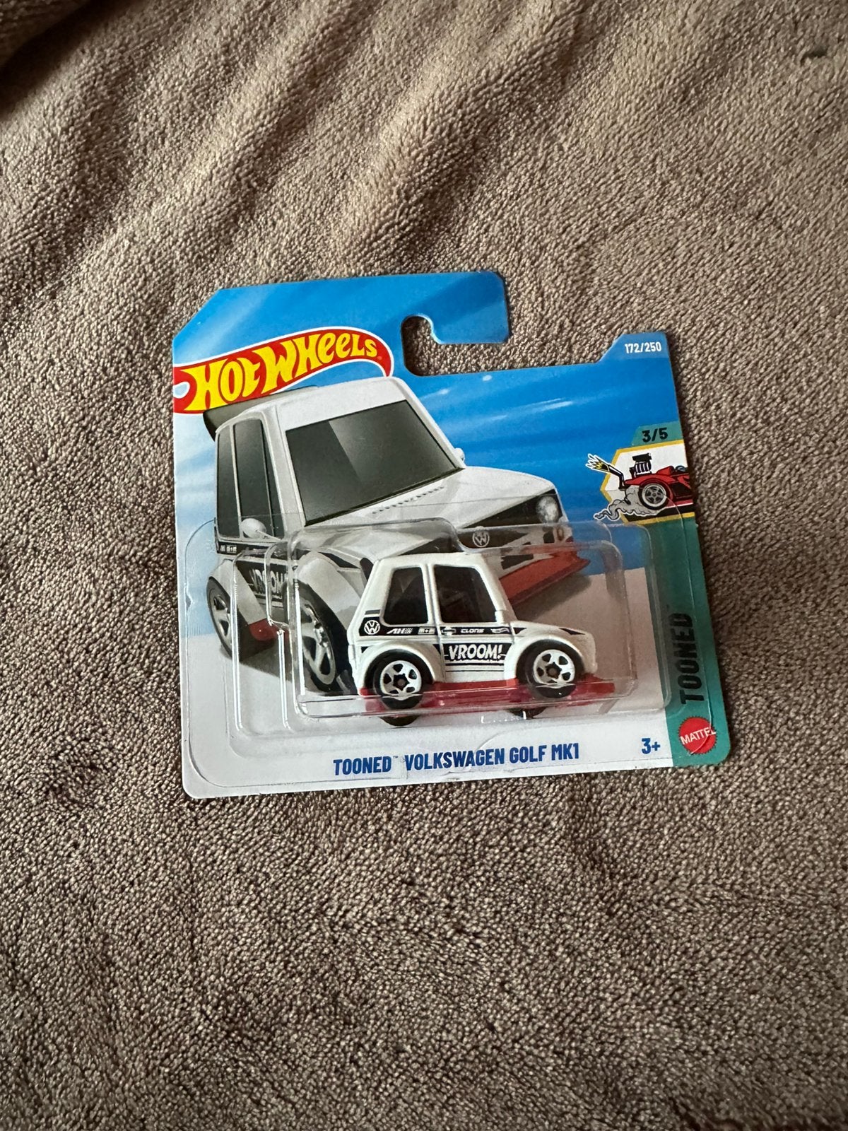 Tooned Volkswagen golf mk1 hot wheels, Ophalen of Verzenden, Nieuw, Auto