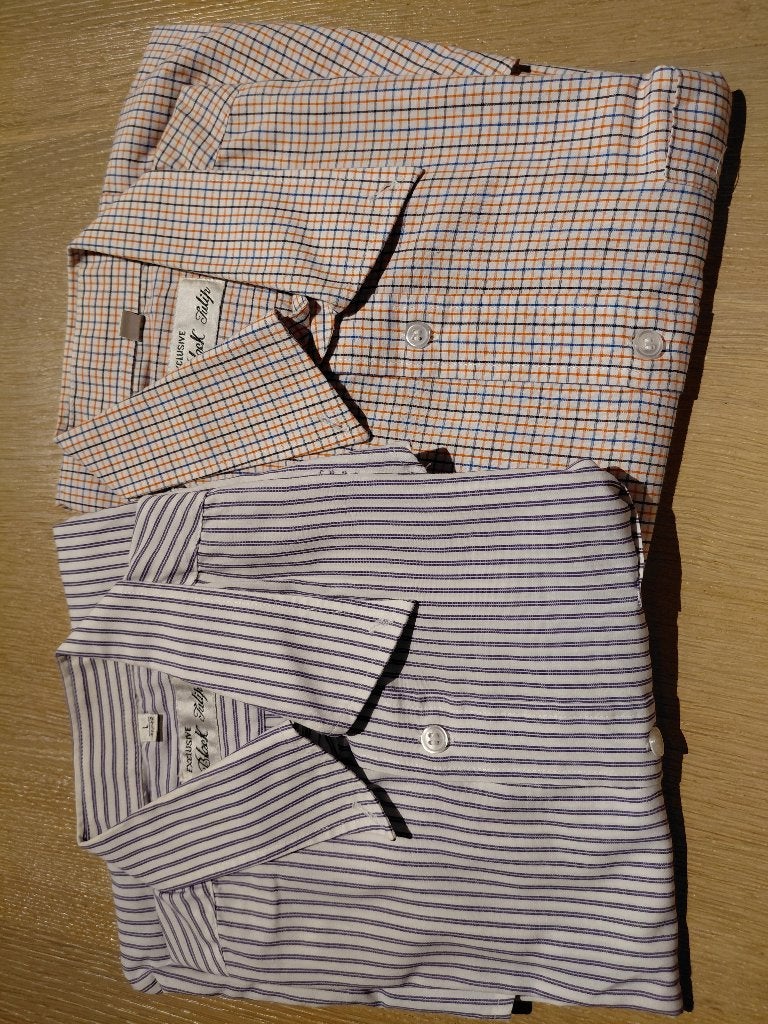 2 mooie herenhemden,maat L, Black Tulpin Exlusive, Kleding | Heren, Overhemden, Black Tulpin, Blauw, Ophalen of Verzenden, Zo goed als nieuw