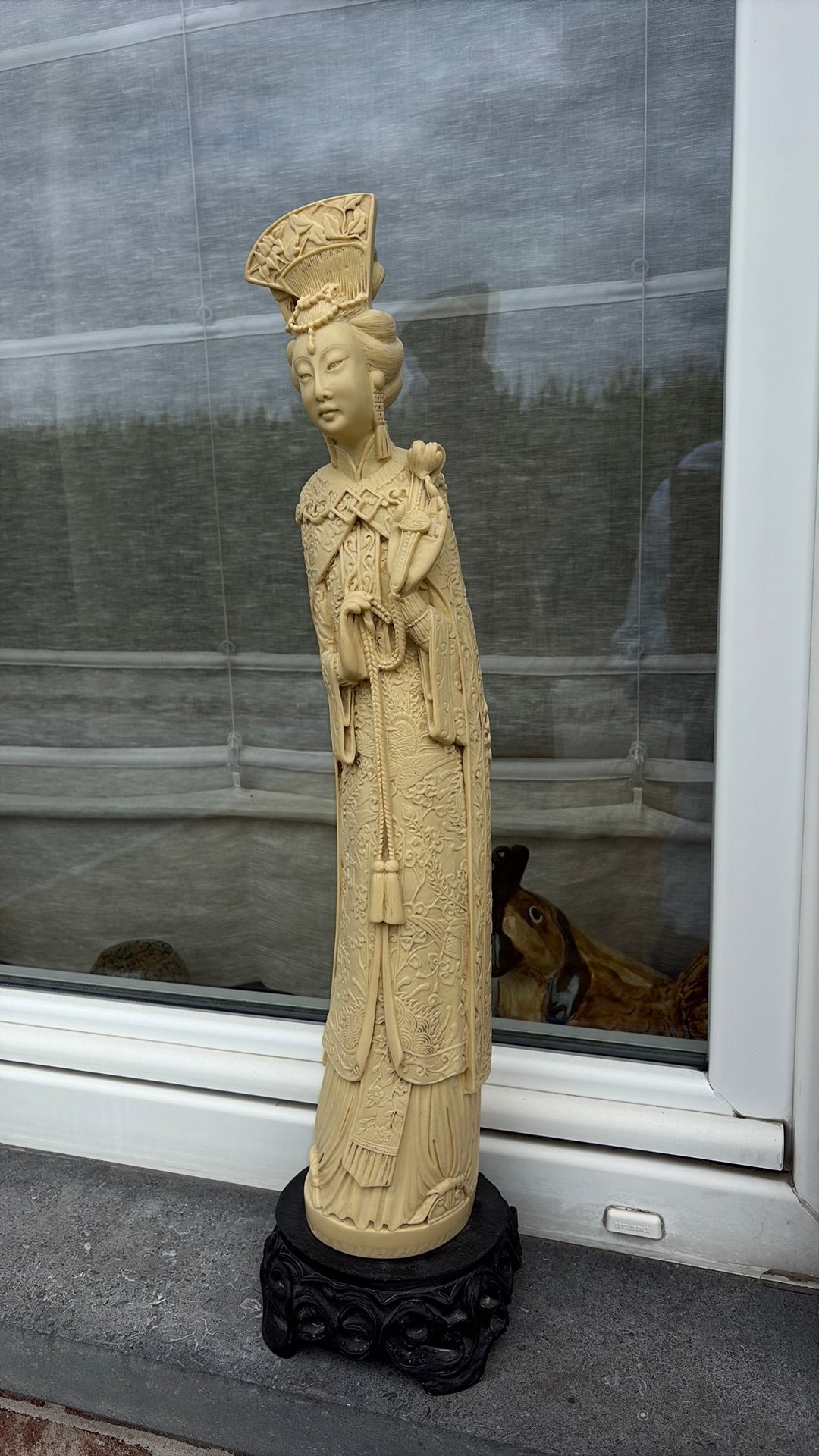 Ivoor kleurige dame 62 cm hoog, Ophalen, Nieuw