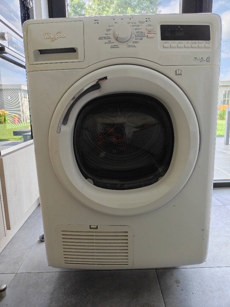 Whirlpool condensatie droogautomaat AZB 7781 (7kg), Elektronische apparatuur, Droogkasten, Ophalen, 6 tot 8 kg, Gebruikt, Minder dan 85 cm