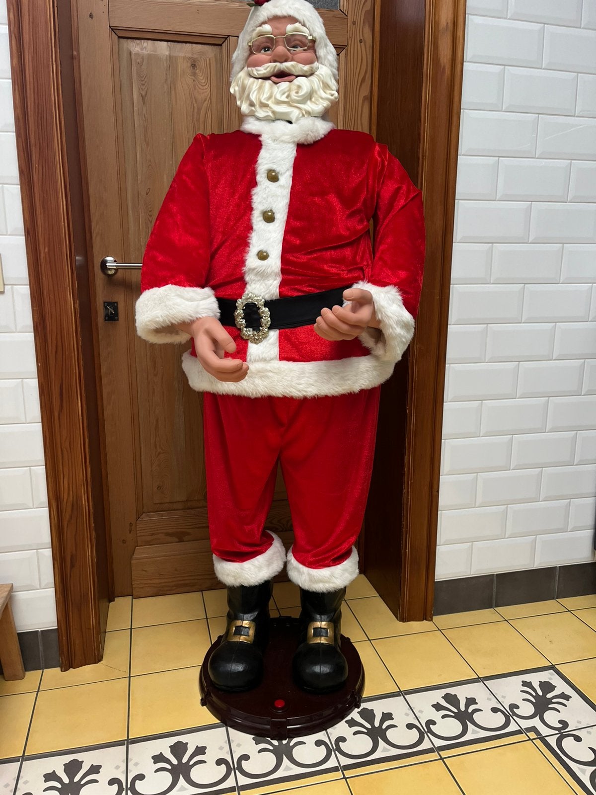 Zingende kerstman €75, Enlèvement, Utilisé