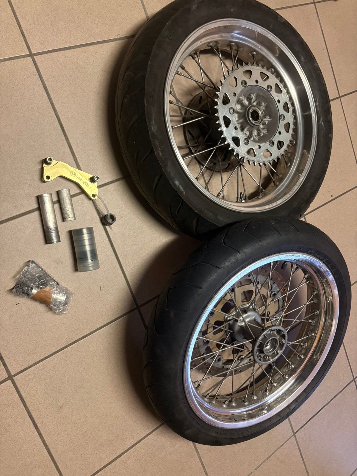 Velgen 17 inch, Ophalen