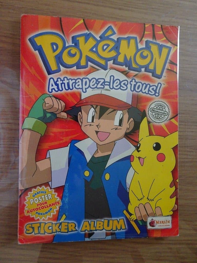 Album Merlin genre Panini - Pokémon - Attrapez les tous !, Enlèvement ou Envoi, Utilisé, Plusieurs autocollants