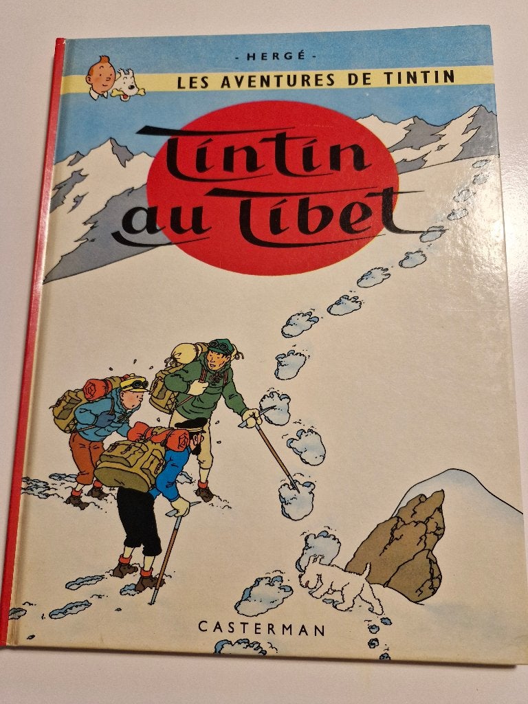 Tintin au Tibet - Hergé - Édition Casterman, Enlèvement ou Envoi, Utilisé