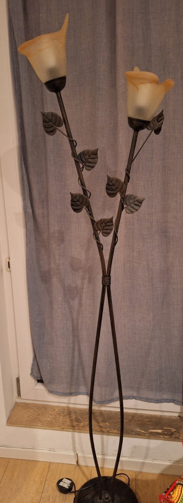 Lampadaire vintage fer forgé, Enlèvement, Utilisé