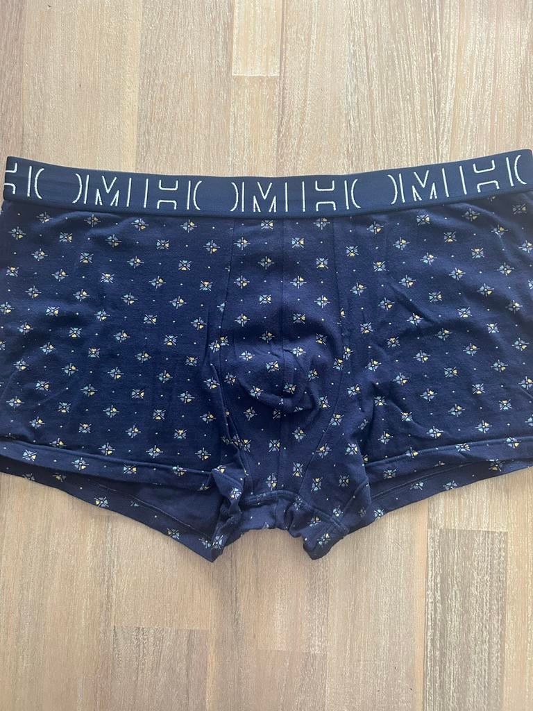 BOXER HOM - blauw met dessins - 2XL, Kleding | Heren, Ondergoed, Verzenden, Blauw, Boxer