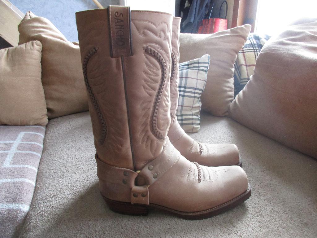 leren cowboylaarzen SANCHO maat 40, Dieren en Toebehoren, Paardrijkleding, Ophalen, Nieuw, Kinderen, Onderkleding