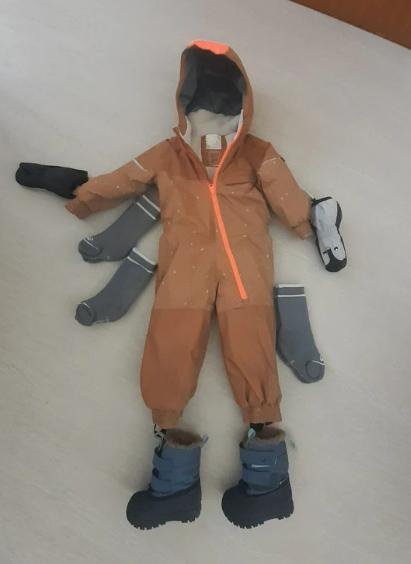 Combinaison de Ski enfant complète 2/3 ans, Autres marques, Comme neuf, Enlèvement, Ski