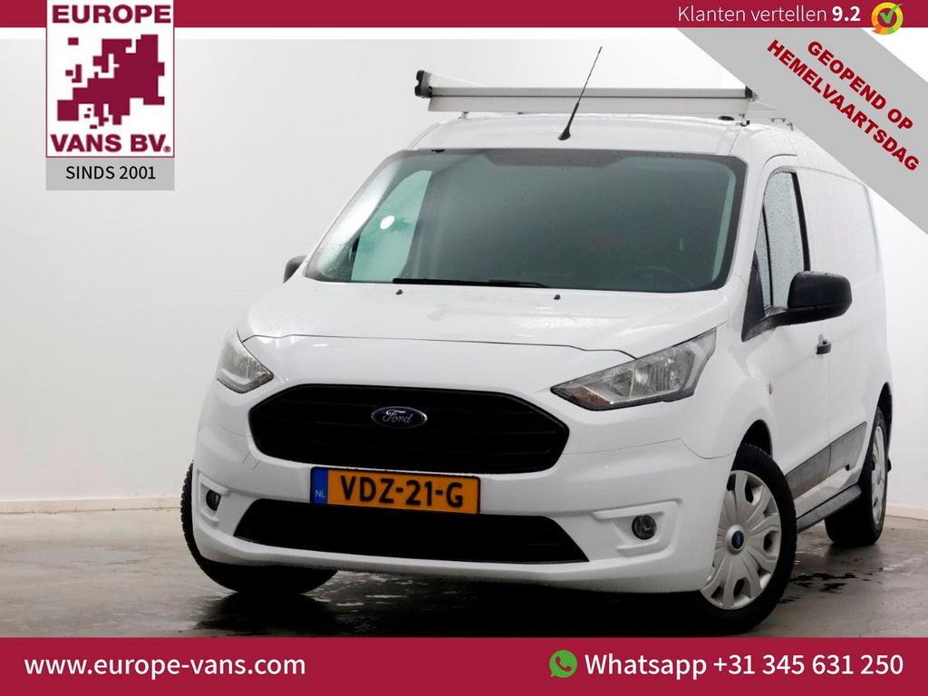Ford Transit Connect 1.5 EcoBlue 100pk Automaat L2 Trend Air, Auto's, Bestelwagens en Lichte vracht, Automaat, Wit, Bedrijf, Diesel