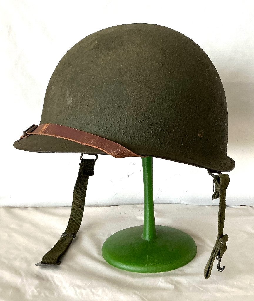US WWII WO2 laat oorlogse M1 helm casque, Verzamelen, Ophalen of Verzenden