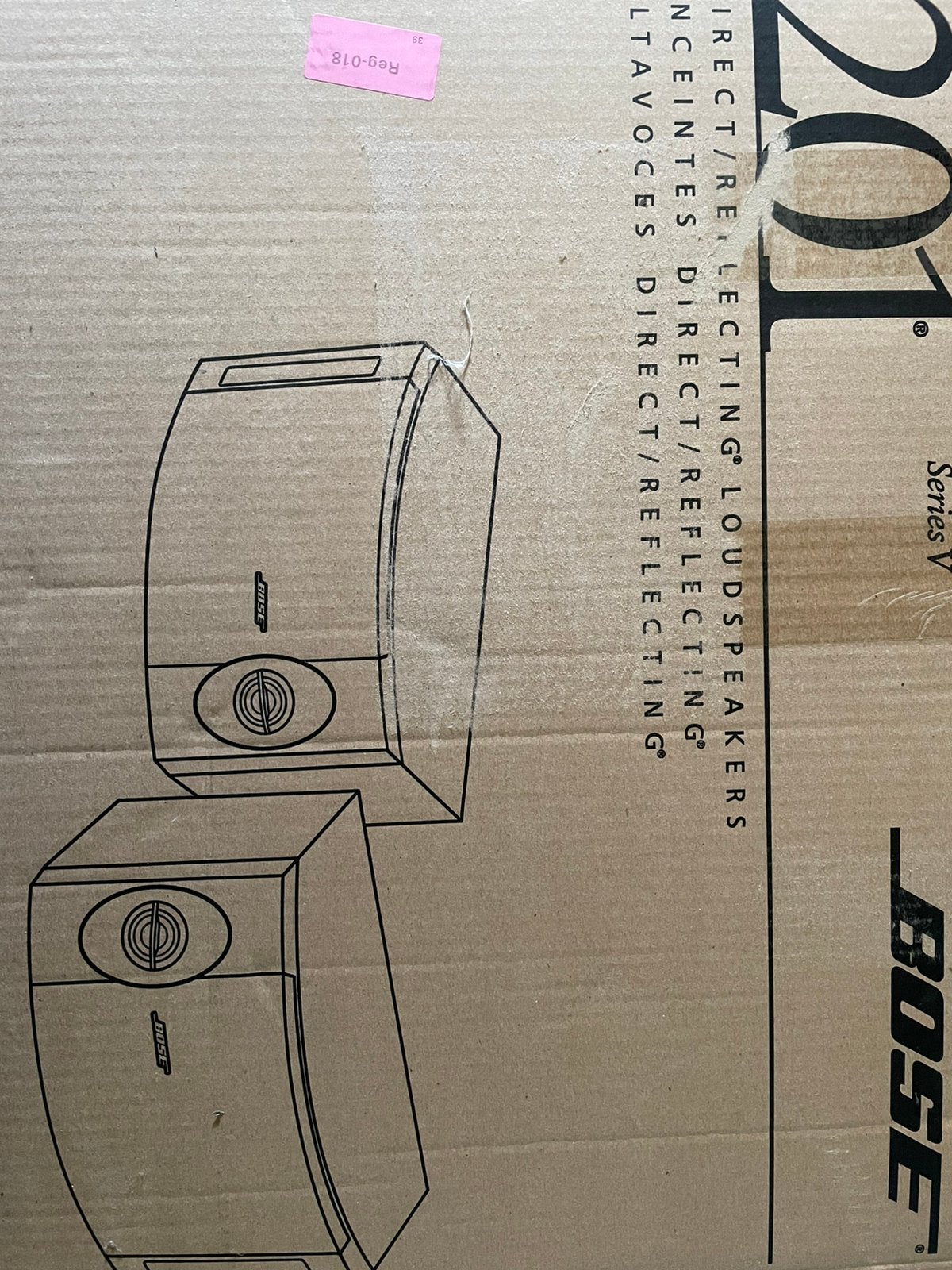 Bose  201  baffle  plus vendu mais ils sont neuf, Neuf, Moins de 60 watts, Enlèvement ou Envoi, Haut-parleurs Frontaux, Arrière ou Stéréo