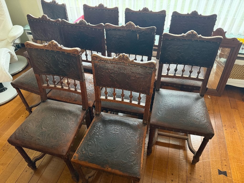 chaises cuisine de chateau  -kasteelkeukenstoelen, Enlèvement, Utilisé, Bois