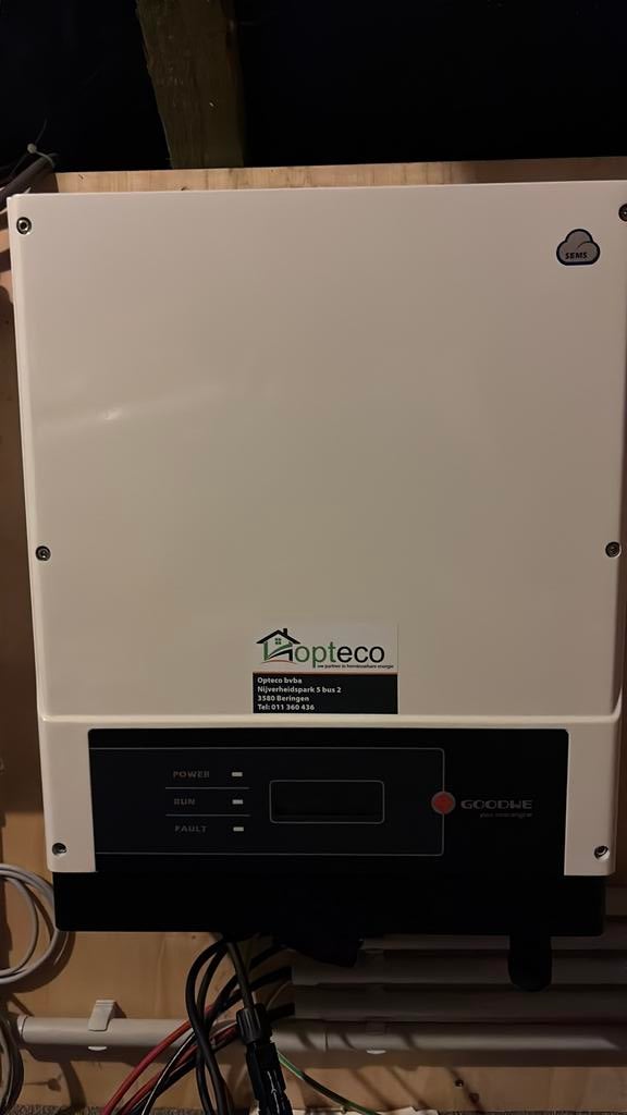Goodwe omvormer GW4200-NS, Ophalen, Gebruikt