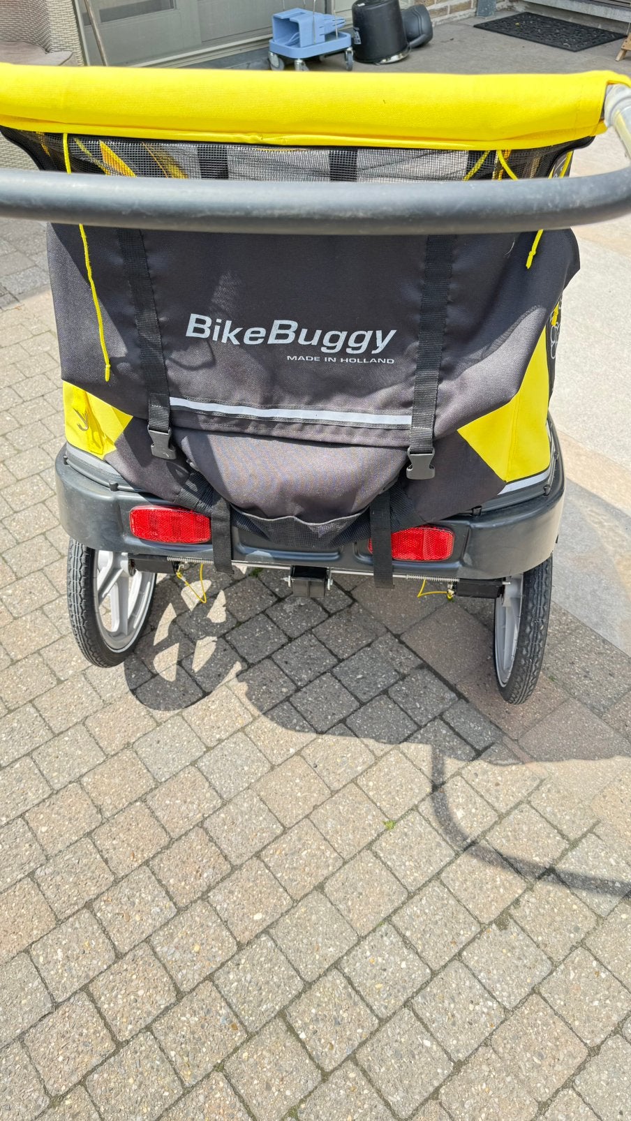 Fietskar 2 kinderen, Fietsen en Brommers, Ophalen, Gebruikt, Kinderkar