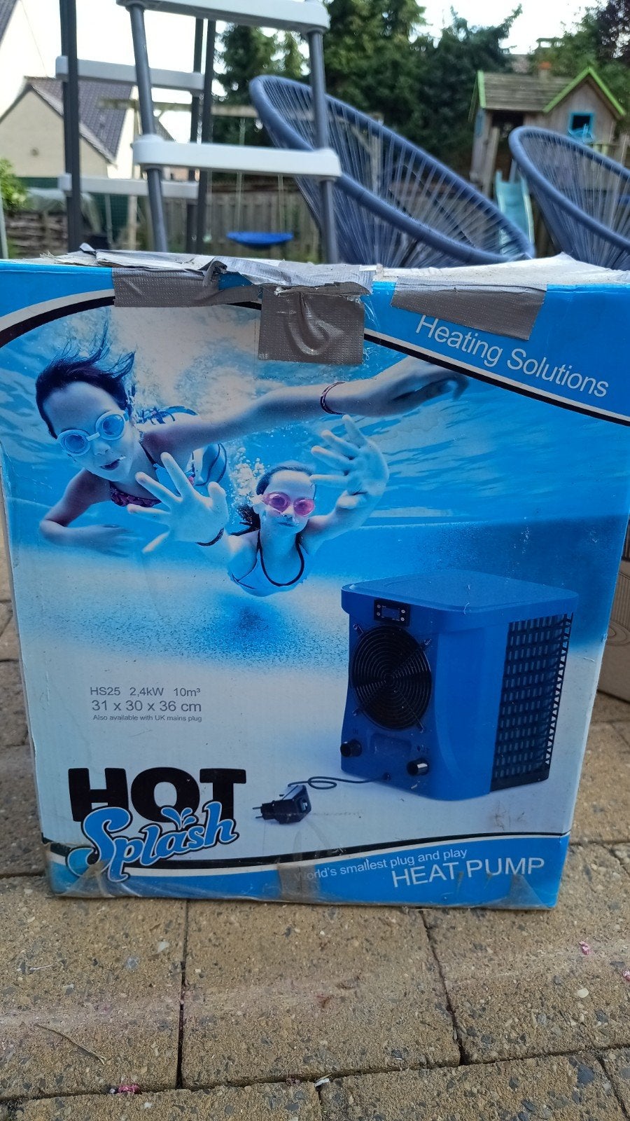 hot splash warmtepomp zwembad 2,4kw, Enlèvement