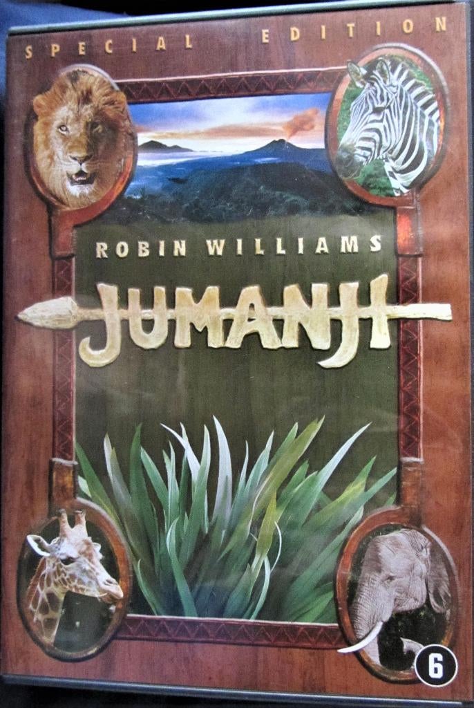 DVD ACTIE- JUMANJI (ROBIN WILLIAMS)., Alle leeftijden, Ophalen of Verzenden, Zo goed als nieuw, Actiethriller