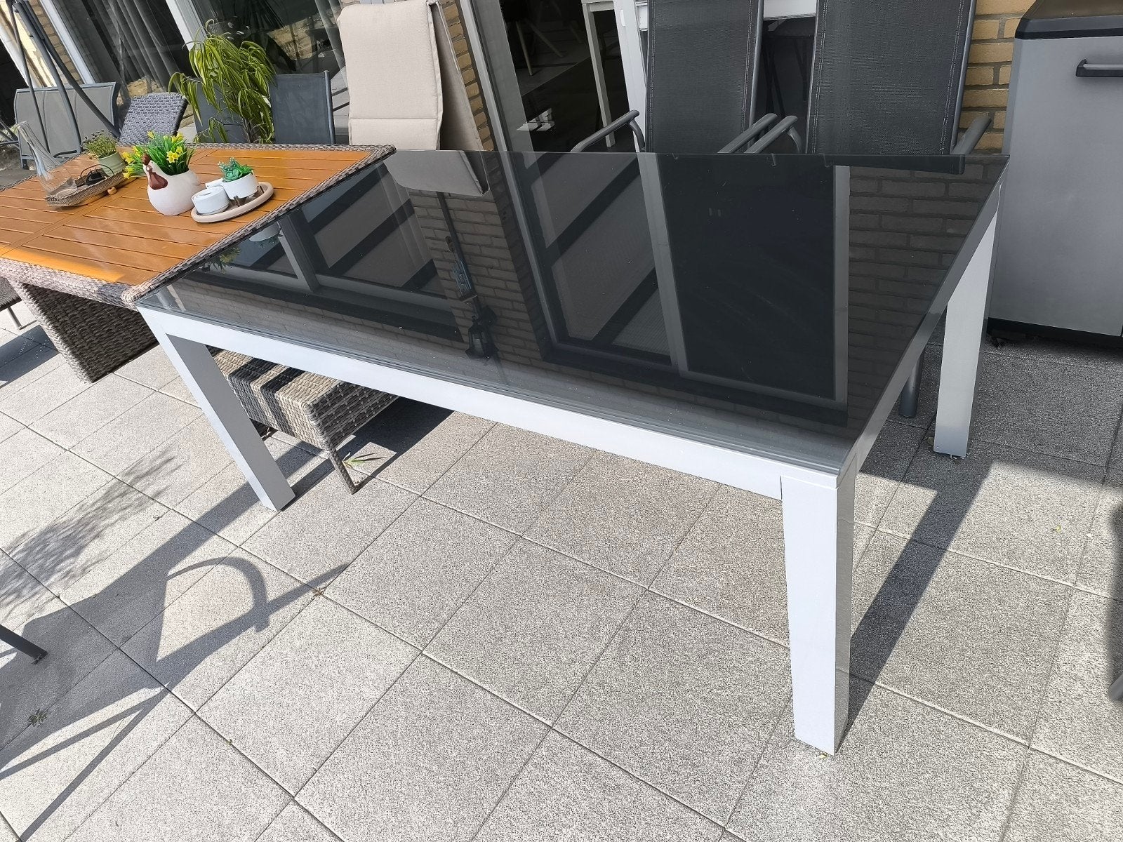 tuin/terras/eetkamer tafel, Enlèvement, Aluminium