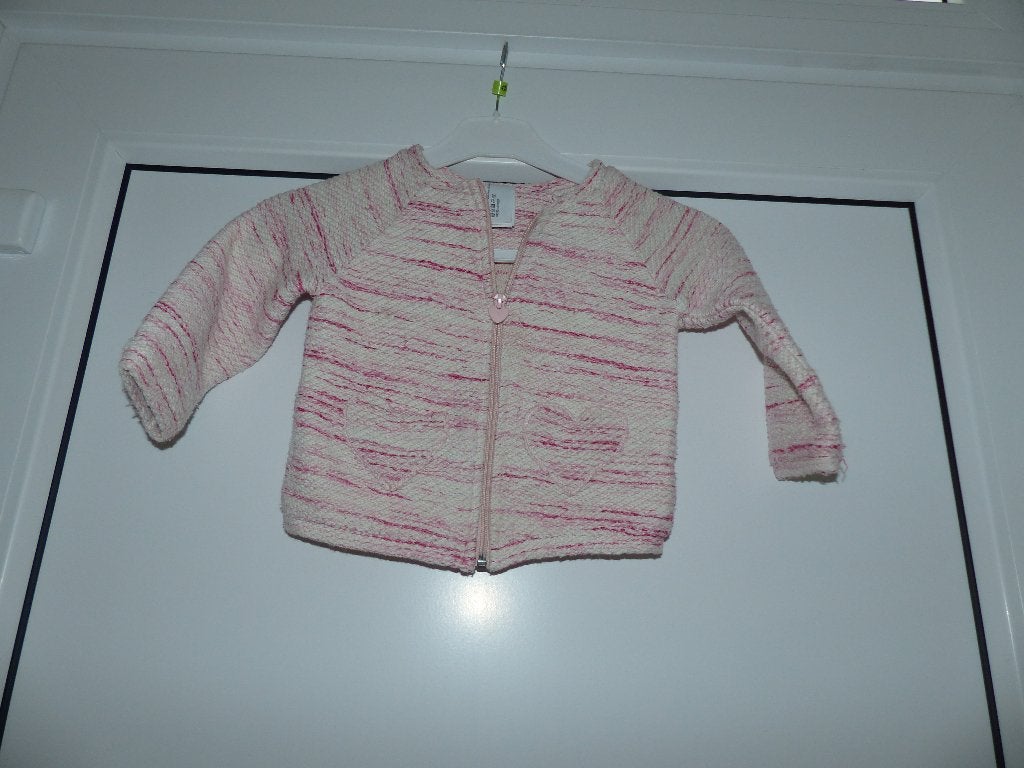 Roze jasje Palomino met hartjes - maat 110, Palomino, Meisje, Trui of Vest, Ophalen of Verzenden