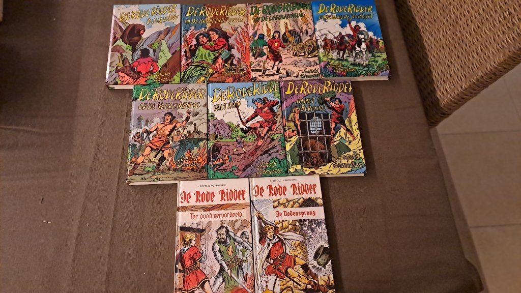 Boeken Rode Ridder, Ophalen