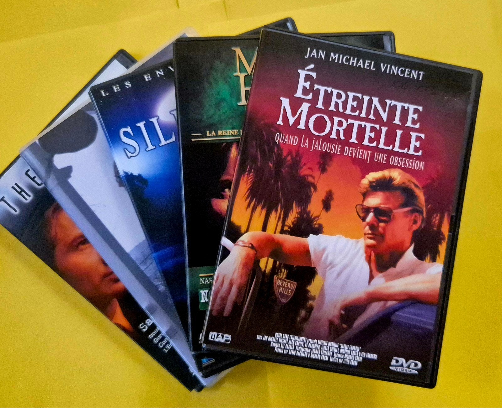 5x DVD 📀 Silencers + Étreinte mortelle + Autres, CD & DVD, À partir de 12 ans, Enlèvement ou Envoi, Utilisé, Autres genres