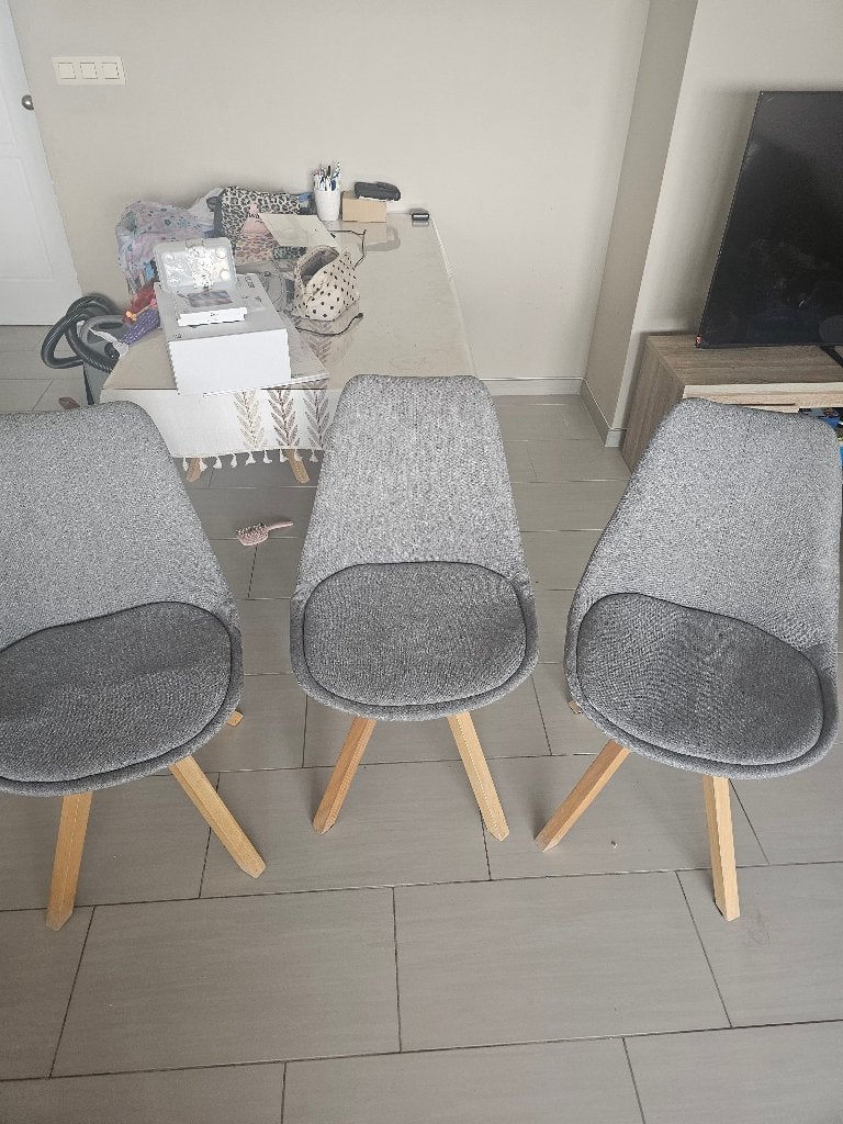 3 Chaises de salon, Ophalen, Drie, Zo goed als nieuw, Scandinave