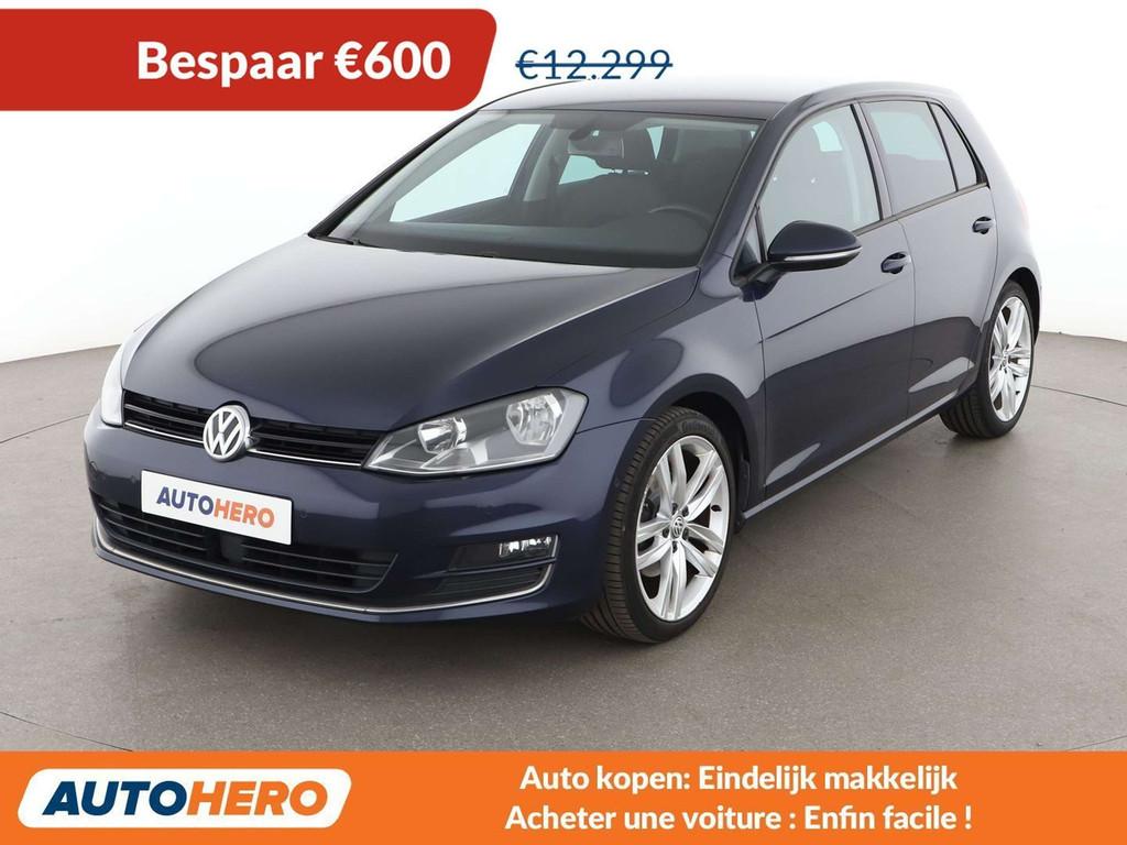 Volkswagen Golf 1.4 TSI Highline BlueMotion Tech (bj 2016), Auto's, Voorwielaandrijving, Gebruikt, 1225 kg, Blauw