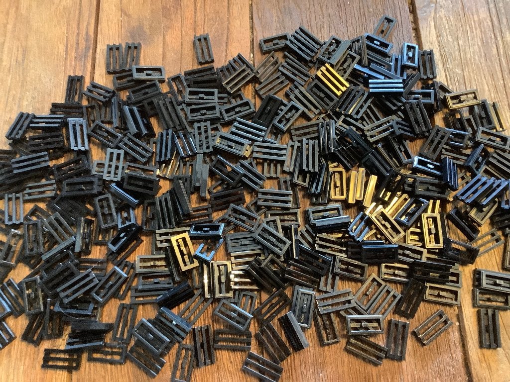 Lego plaatjes 1x2 grill 329 st zwart / 108-80, Enlèvement ou Envoi, Comme neuf, Briques en vrac, Lego