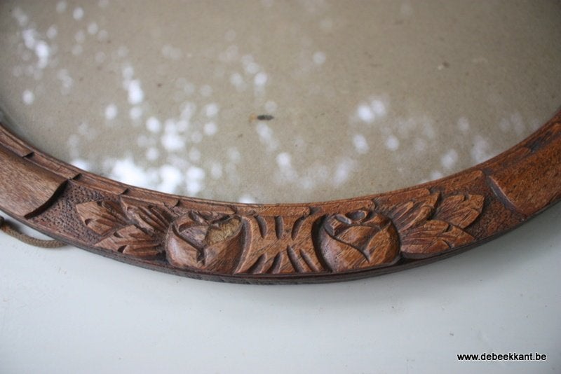 Retro vintage antieke oude brocante ovalen kaders lijsten, Enlèvement ou Envoi