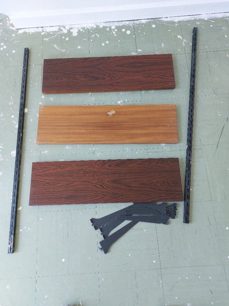 Tomado rek met houten planken, Maison & Meubles, Accessoires pour la Maison | Étagères murales & Rayons de bibliothèque, Enlèvement