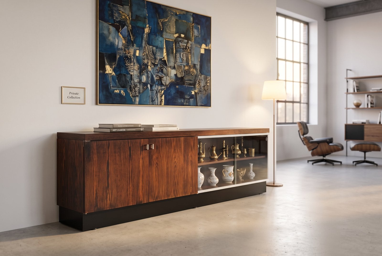 Dressoir Vintage De Coenen / buffet / meuble brun en bois, Envoi, Utilisé, Armoire