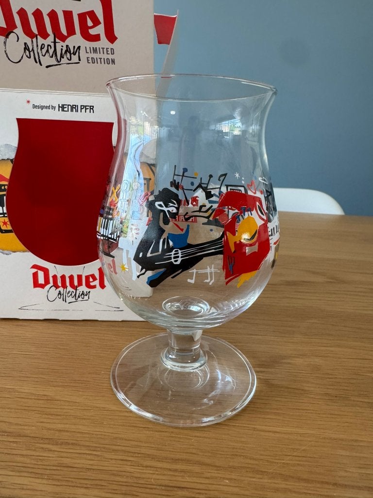 Duvel glas designed by Henri PFR Peiffer, Ophalen of Verzenden, Nieuw, Bierglas