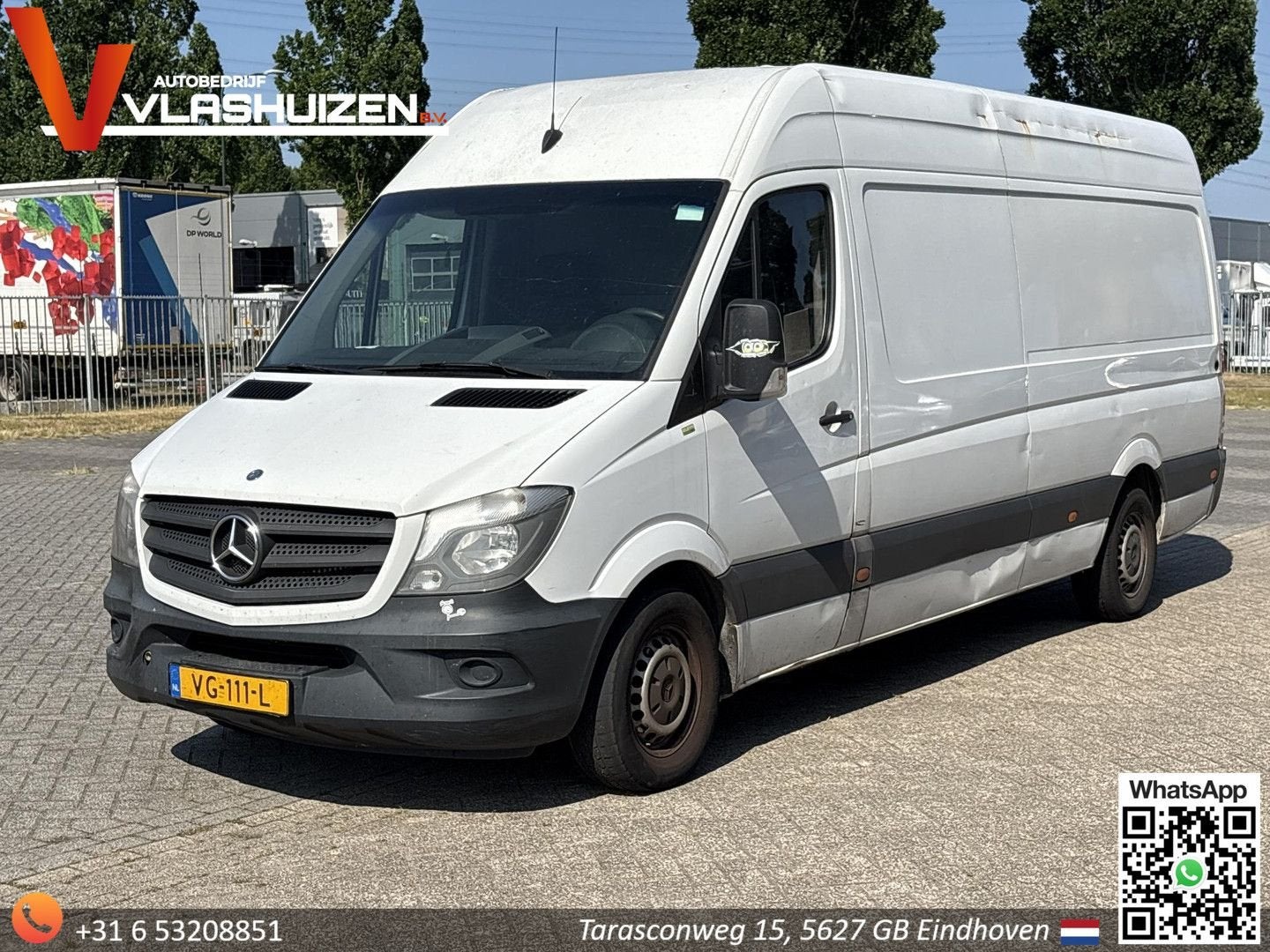 Mercedes-Benz Sprinter 310 2.2 CDI 432L HD | € 5.450,- NETTO, 224 g/km, Wit, Mercedes-Benz, Bedrijf