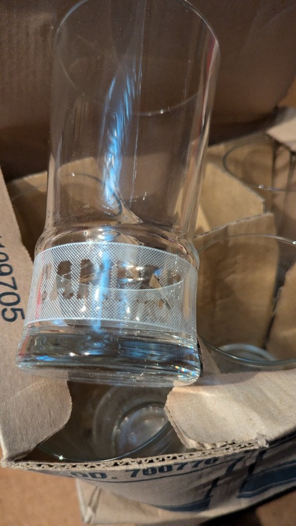 6 verres Campari nouveaux, Ophalen, Nieuw