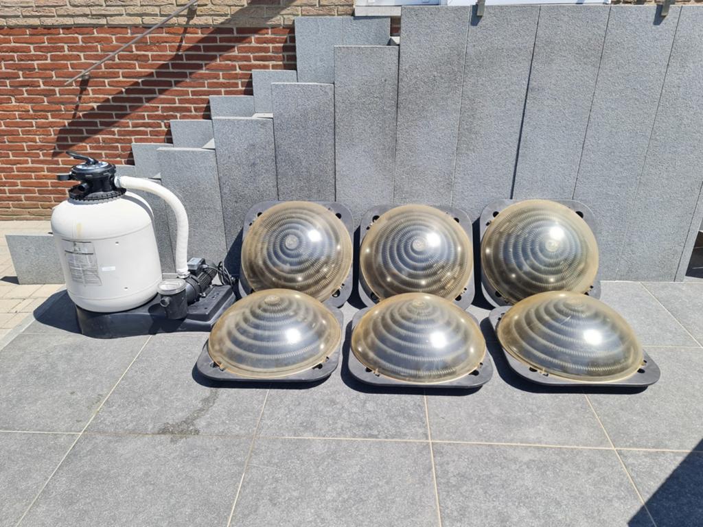 Zwembad filter met verwarming, Tuin en Terras, Zwembad-toebehoren, Gebruikt, Verwarming, Ophalen
